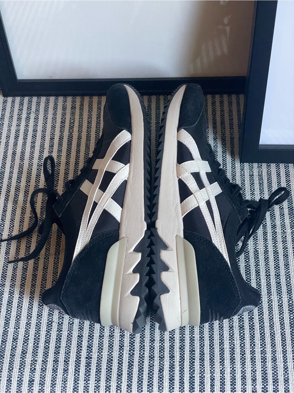 Onitsuka Tiger Black Oatmeal California 78 EX Sneakers - Picture 3 of 9